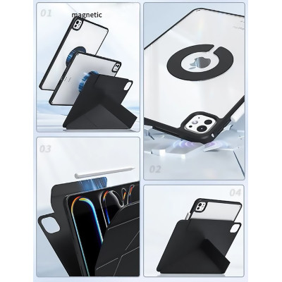 Чехол для планшета BeCover Ultra Slim Origami Magnetic Apple iPad Pro 11" M4 2024 Black (712977) Винница - изображение 5