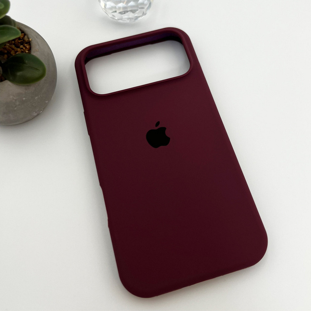 Чохол для смартфона Silicone Full Case AA Open Cam for Apple iPhone 17 Pro Max 35,Maroon Киев - изображение 4
