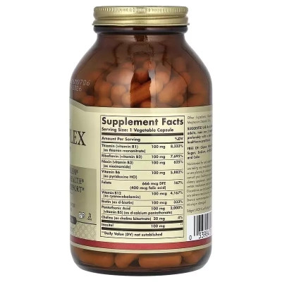 Витаминно-минеральный комплекс Solgar B-комплекс, B-Complex 