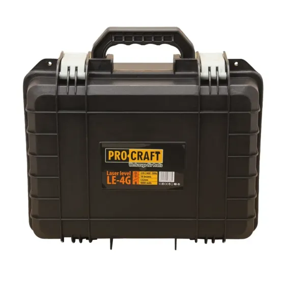 Лазерний рівень Procraft LE-4G 5 променів, зелений діод, Li-Ion 4000 мА·год Львів