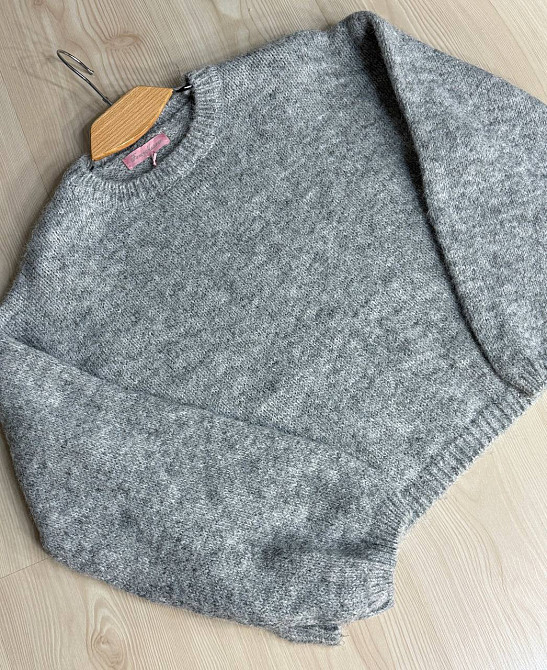 Свитер женский Fancy Matinee 6119 оверсайз меланж, серый, one size Киев - изображение 8