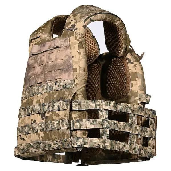 Тактична плитоноска M6 без підсумків зі швидким скиданням (без плит) Піксель Київ - фото 4