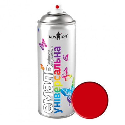 Аерозольна фарба для автомобіля New Ton універсальна 3020 червоний, 400 мл (212) Вінниця - фото 1