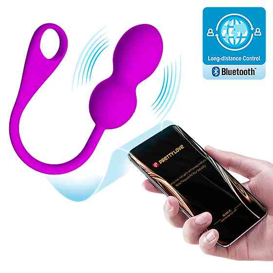 Віброкульки - Pretty Love Elvira Vibrating Egg Purple (App) Sex Aura Київ