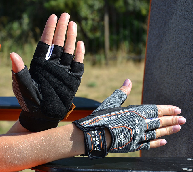 Рукавички для фітнесу Power System PS-2250E Pro Grip EVO Grey XL Каменское - изображение 7