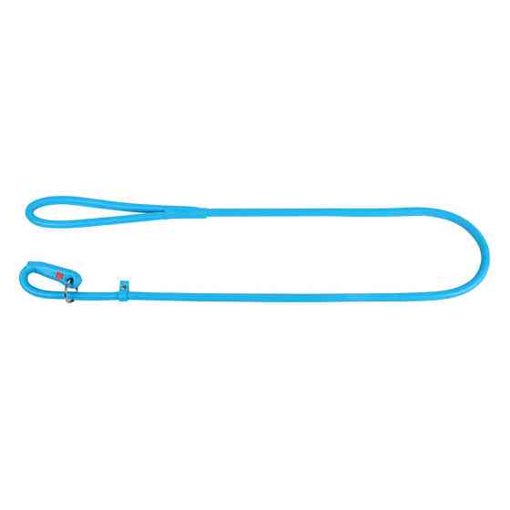 Повідець-зашморг "WAUDOG GLAMOUR" круглий (ширина 13мм, довжина 183см) блакитний Коломыя