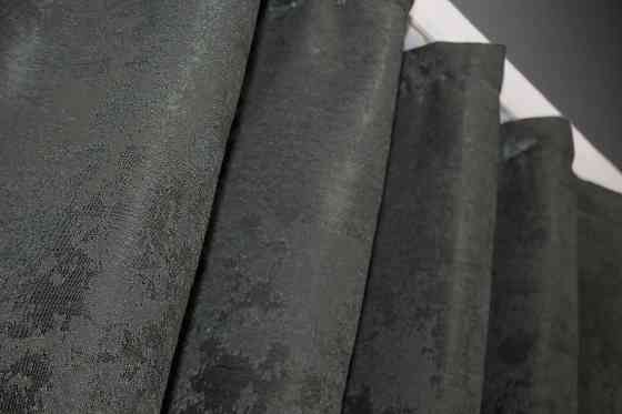 Комплект коротких штор VR-Textil Жакард Sultan XO № 1123ш Жакард Графітовий 130х170 см 2 шт (35-0110) Київ