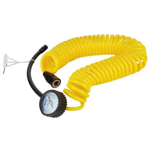 Автокомпрессор Вулкан KA-B12122 150psi 25А 90л с клеммами, 7,5м шлангом и дефлятором, 2 цилиндра, фонарь Харьков - изображение 3