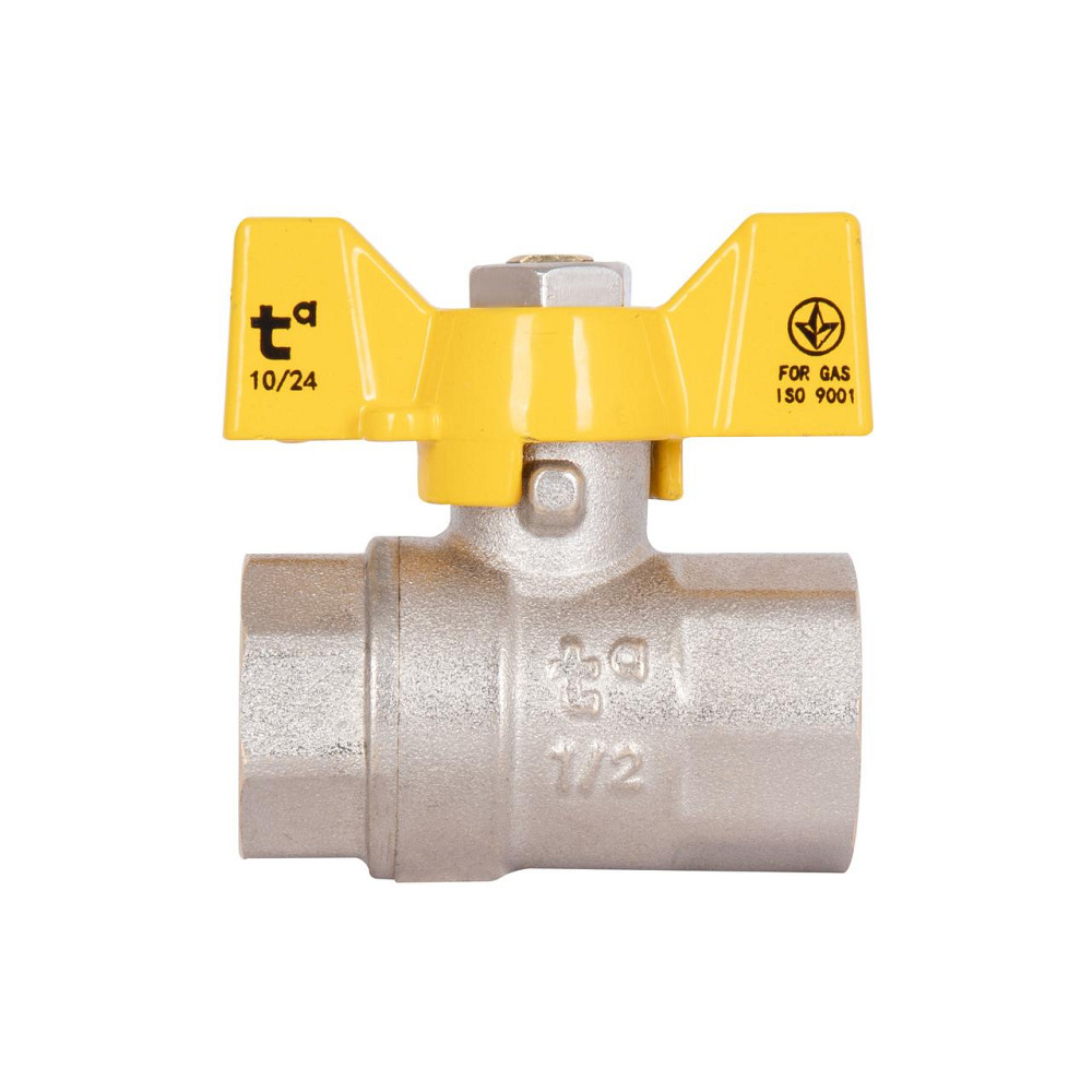 Кран кульовий Thermo Alliance Base 1/2" ВР для газу (метелик) SD602G15 Київ - фото 11
