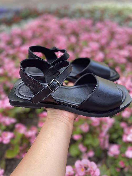 RONE Босоніжки жіночі RONE 543 чорні (літо, шкіра натуральна) (4017) Коломыя - изображение 1