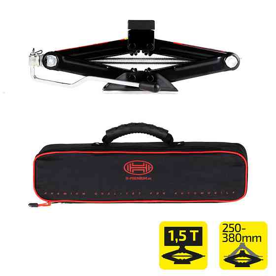 Преміум домкрат гвинтовий (ромб) 1,5т "UltraLift M PRO", Heyner, 347150 Київ