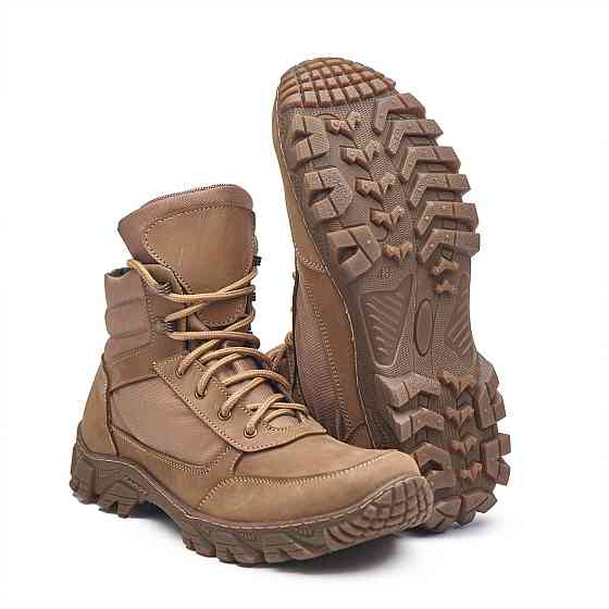 Тактичні шкиряні БОТИНКИ з шкіри та кордури, прошиті , НЕ ПРОМОКАЮТЬ 46 (30,5) Харьков