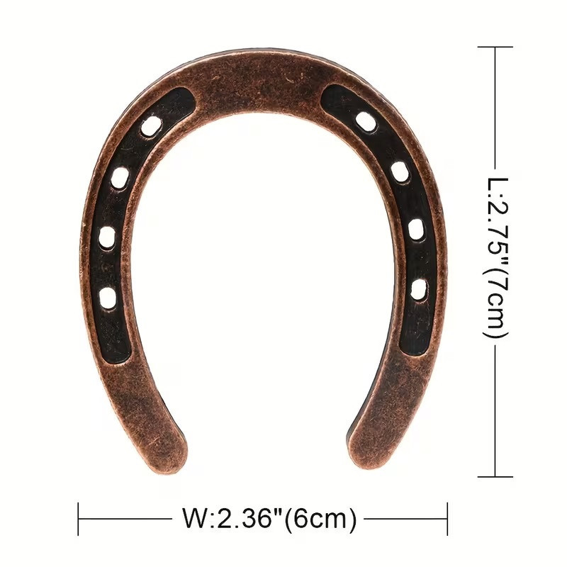 Подкова на удачу декоративная — металлический оберег (1 шт, 7×6 см) Киев - изображение 5