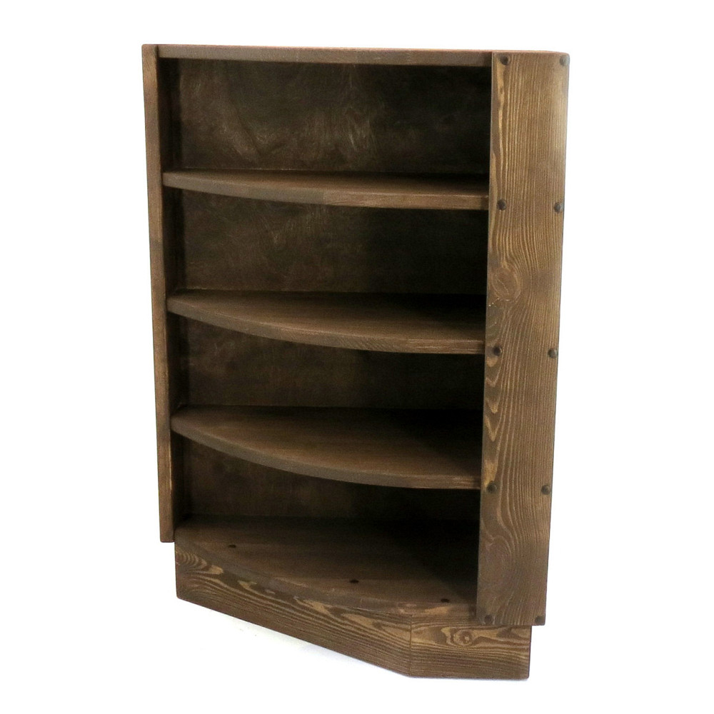 Угловая настенная полка 