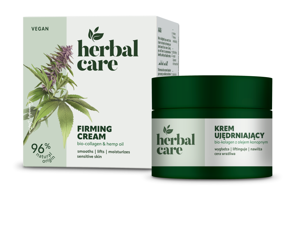 Крем для обличчя Зміцнюючий Біоколаген і конопляна олія Herbal Care Farmona 50 мл Київ - фото 2