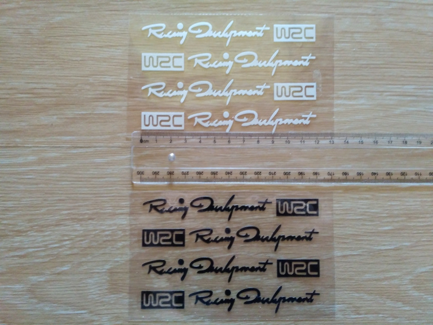 Наклейки на ручки Wrc Чорна , Біла світловідбиваюча Київ - фото 6