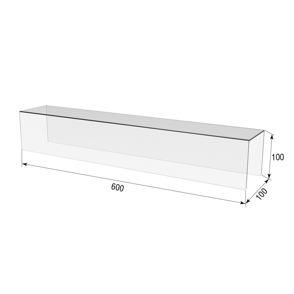 Подіум EKOSTAR П-обр 600х100х100 3мм Київ - фото 3