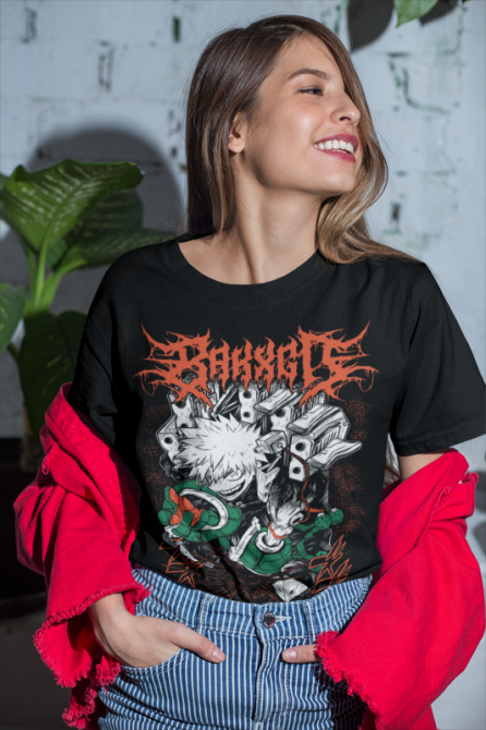 Футболка з аніме принтом Моя геройська академія оверсайз (S/M/L) Чорний AnimeJ0353 Дніпро - фото 2