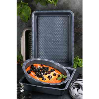 Форма для выпечки Polaris Kontur набор прям. 33 х 23 см + круг 23 см (Kontur-3323SET) Винница