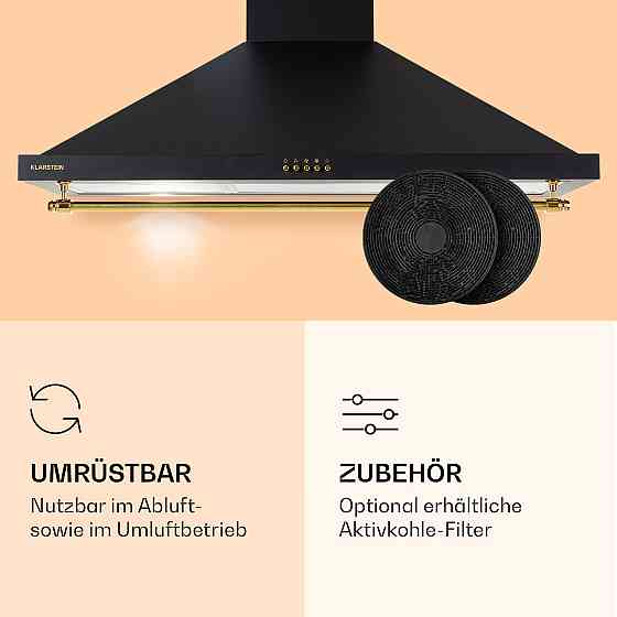 Вытяжка Montblanc 90 610 м³/ч 165 Вт 2x1,5 Вт Светодиодная планка Черный (Германия, читать описание) Ровно