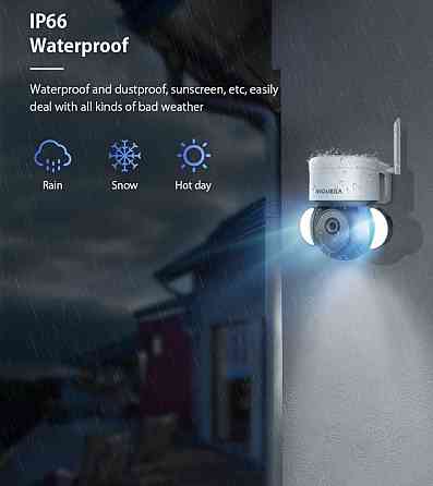 Камера IP 5/3mp PTZ Tuya Smart life прожектор, різновиду спостереження! Харків