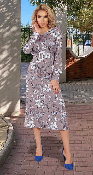 Стильне плаття з поясом (42) Київ - фото 3