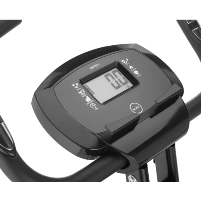 Велотренажер Gymtek FX600 магнітний складний з еспандерами срібний Київ - фото 8