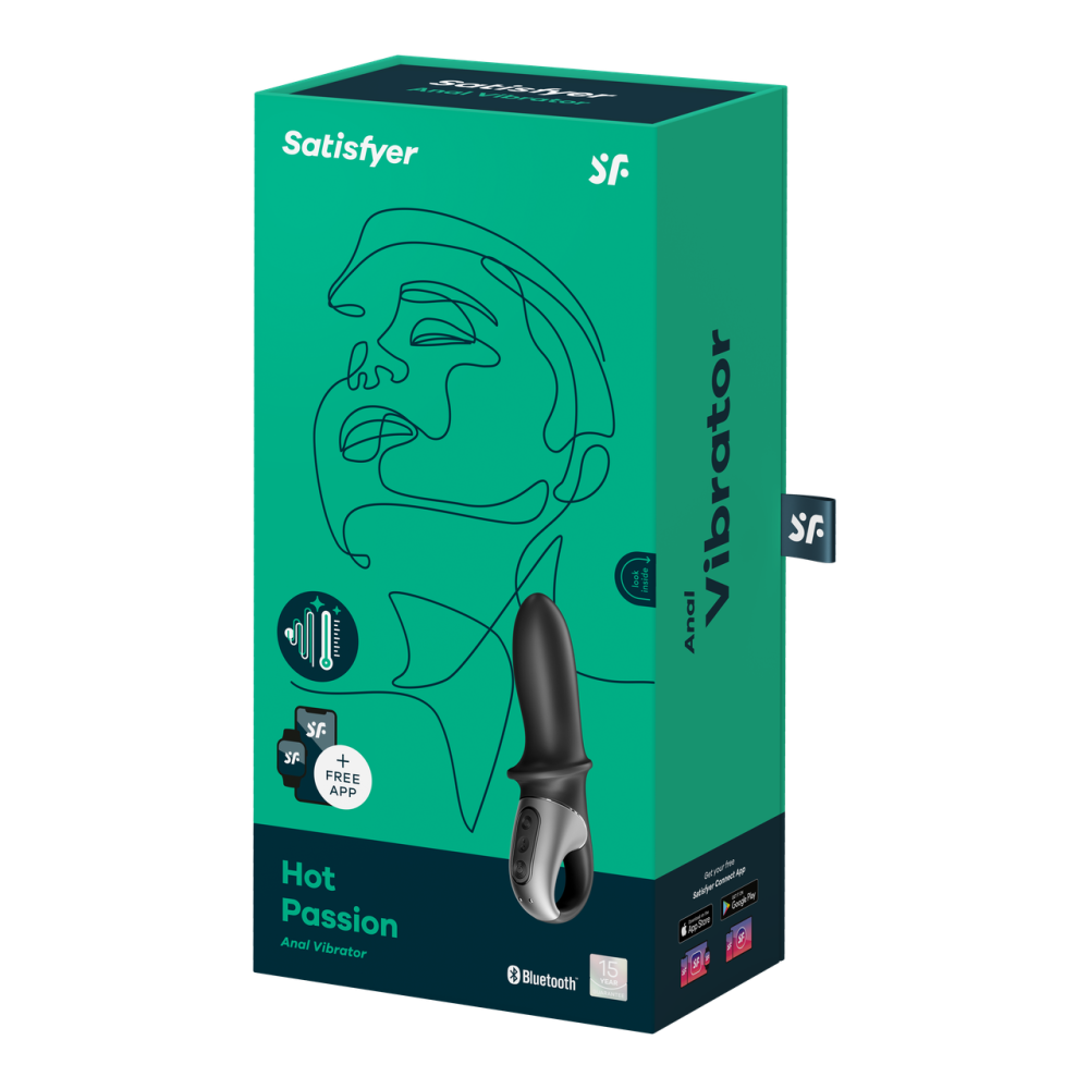 Анальный смарт вибратор с подогревом Hot Passion цвет: черный Satisfyer (Германия) Sex Aura Киев - изображение 9