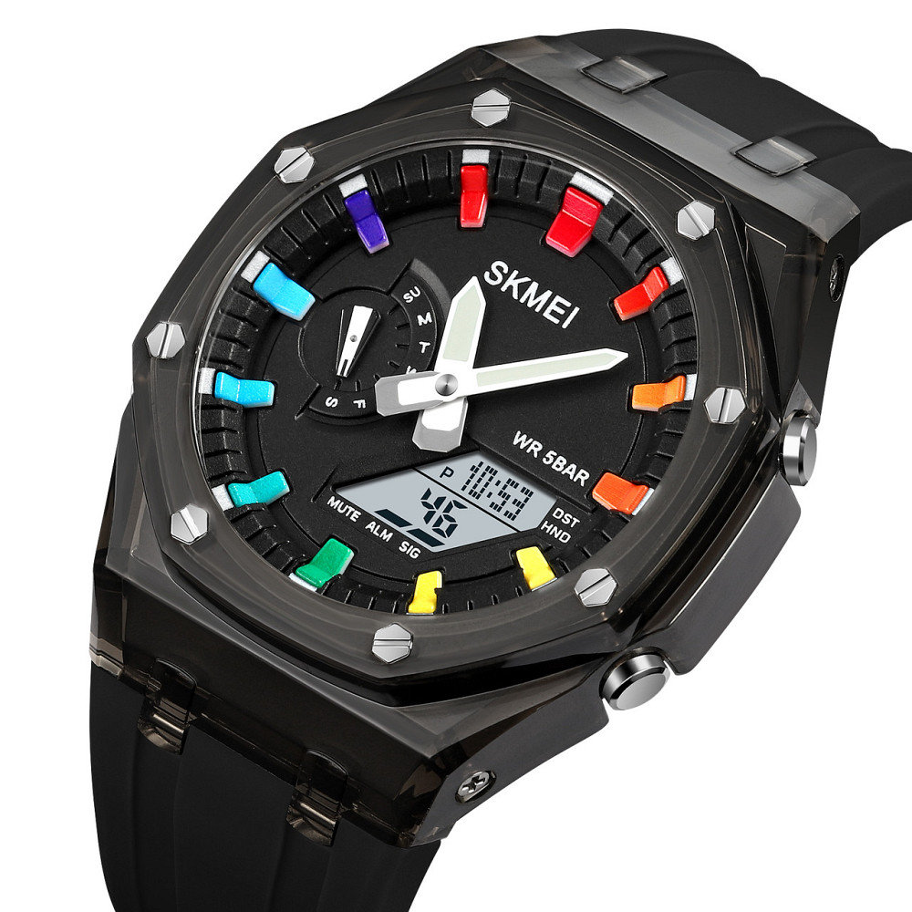 Skmei 2100BKWT Black-White SALE SBR Киев - изображение 2