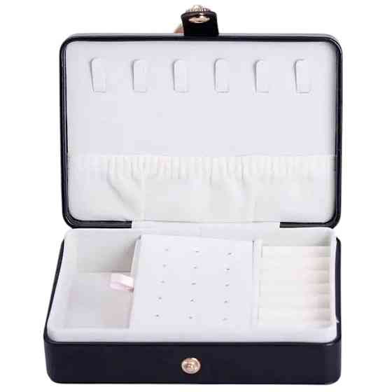 Шкатулка для украшений из эко кожи 16×11×4.7 см органайзер для ювелирных изделий HP-5-30B Киев