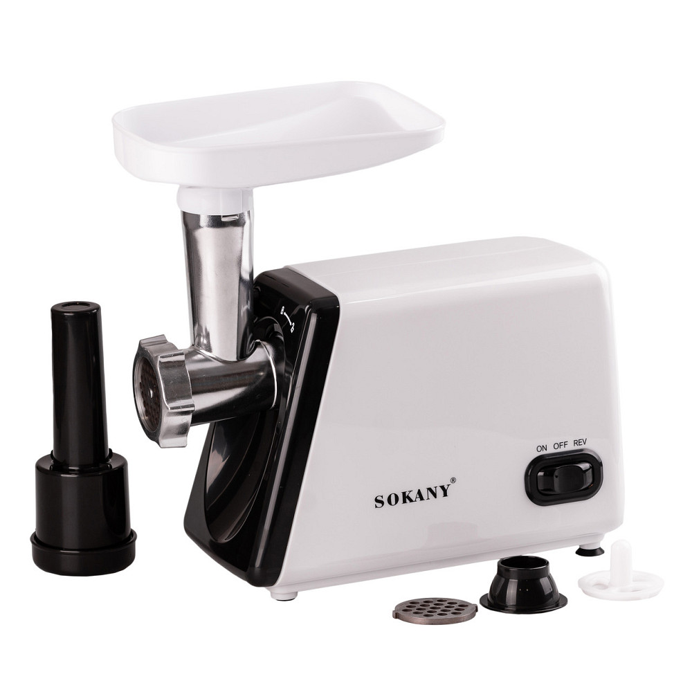 Sokany Електрична м'ясорубка для фаршу Sokany електром'ясорубка для дому потужна 2500 Вт з наса Київ - фото 3