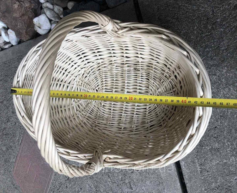 Корзина пасхальная молочная из лозы Киев - изображение 5