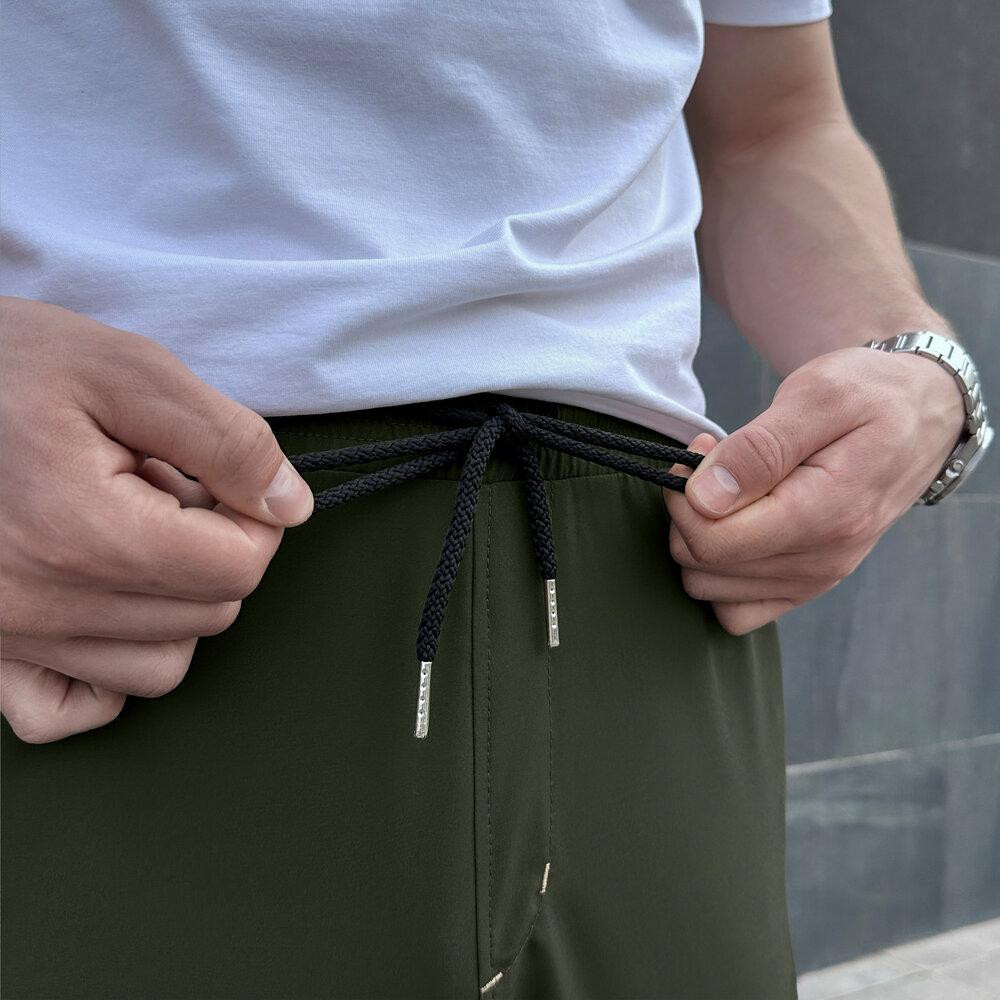 Чоловічі штани джогери з кишенями хакі Pobedov Vershyna Київ - фото 7