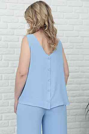 Летний костюм со штанами палаццо 