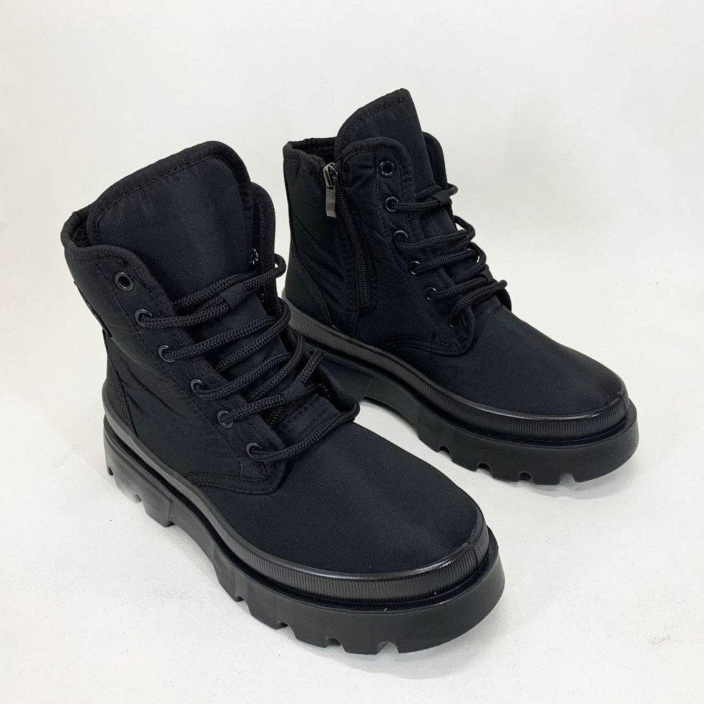 Черевики жіночі вільні 41р 26см, Жіночі черевики зі штучним хутром демісезонні бутси OG-35 Львів - фото 5