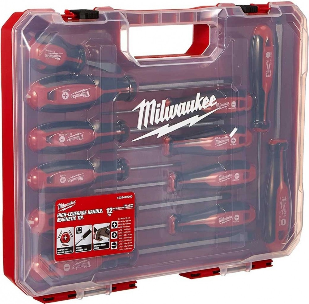 Набір викруток з тригранною рукояткою Milwaukee 12 шт (4932472003) Коломыя - изображение 1