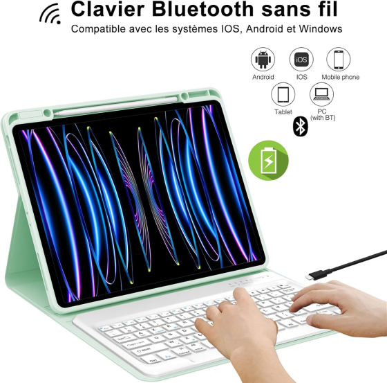 Клавиатура-чехол с трекпадом для iPad Pro 12.9