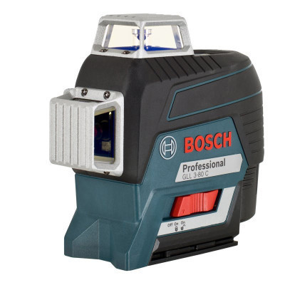 Лазерный нивелир Bosch GLL 3-80 C +LR7 +BM1, 12В, L-Boxx (0.601.063.R05) Винница - изображение 1