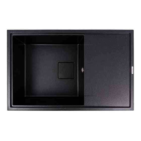 VALESO Гранітна мийка VALESO GALANS 7850 матова Чорний металік Київ