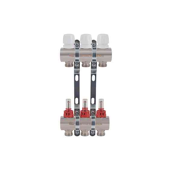 Колектор із витратомірами Thermo Alliance Standart 1" 3 виходи SD235W3 Київ