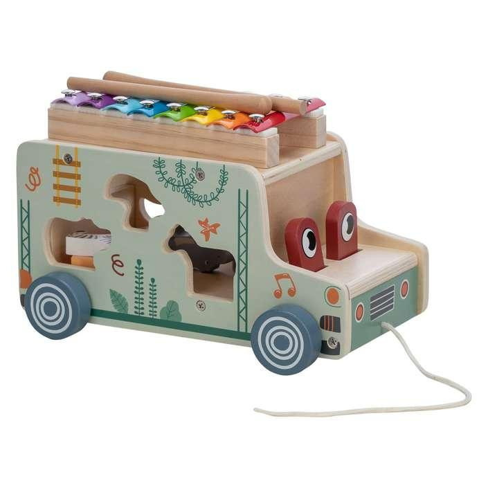 Дерев`яна вантажівка FreeON з ксилофоном, multicolour Киев - изображение 1