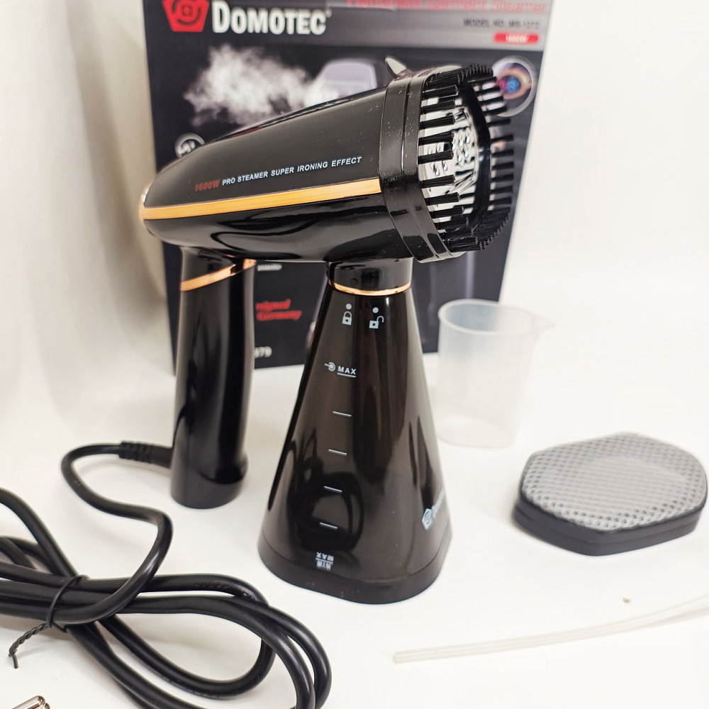 Удобный ручной отпариватель Domotec, Компактный паровой утюг для путешествий, Отпариватель для блузки QG-20 Львов - изображение 3