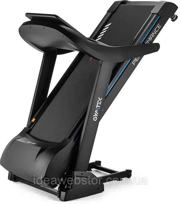 Бігова доріжка GYMTEK XT900 електрична складна для дому 20 км/год з автоматичним нахилом амортизацією двигуном 3 к.с. до 150 кг Київ - фото 10
