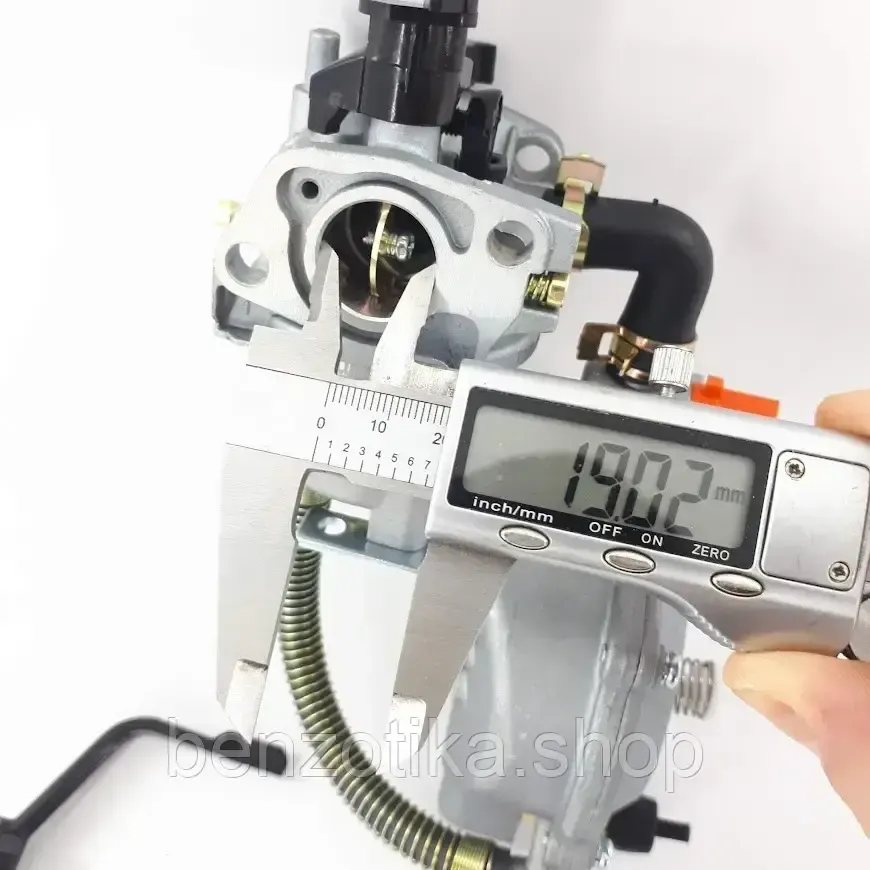 Карбюратор газовий для генераторів 1-4кВт з редуктором і перемикачем, краном Київ - фото 3