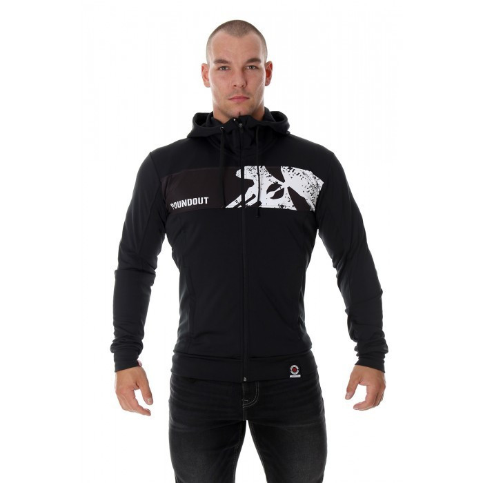 Толстовка чоловіча з капюшоном Poundout Gear HATE black , XXXL Луцьк - фото 1