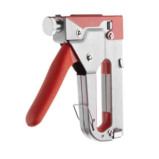 Степлер строительный, под скобу 11,3×0,7×4-14 мм, прорезиненная рукоятка INTERTOOL RT-0102 Киев