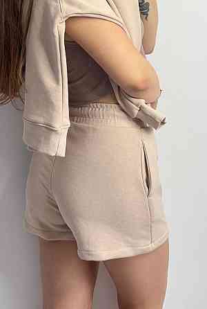 Шорты трикотажные женские Бежевый M/L Харьков