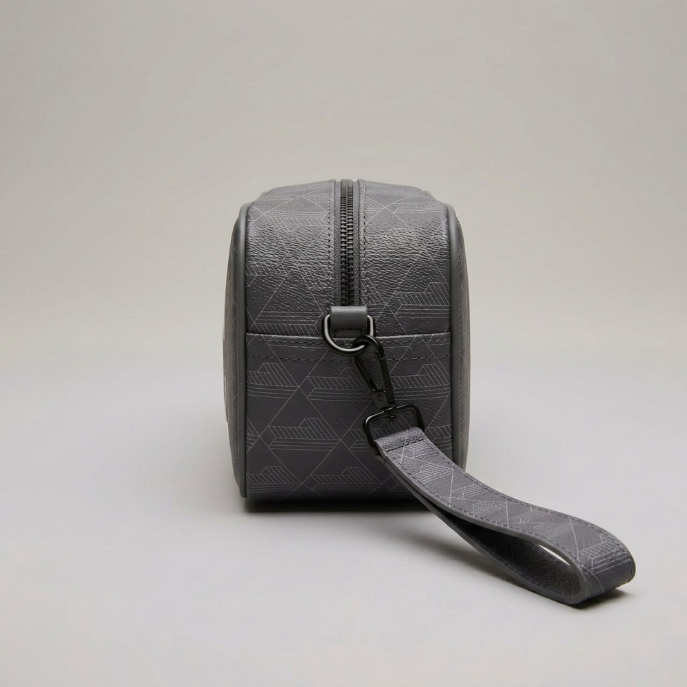 Мужская борсетка, косметичка, органайзер Lacoste (46688)серая Киев - изображение 4