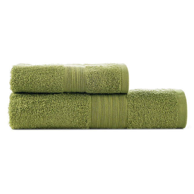 Полотенце банное Ideal Textile однотонное 500 г/м2 70х140 см (56860394) Оливка 1 шт Черновцы - изображение 3