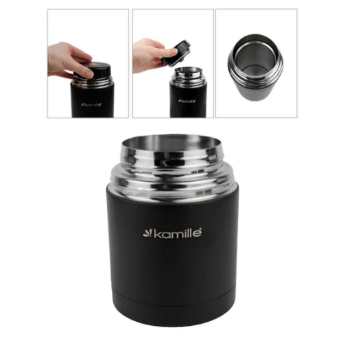 Термос харчовий 500мл нержавіюча сталь KAMILLE 2092A Житомир - изображение 4